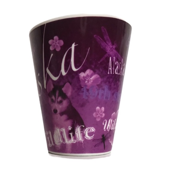 HTF Alaskan Pink Collage 11 OZ Coffee Mug - Picture 10 of 12
